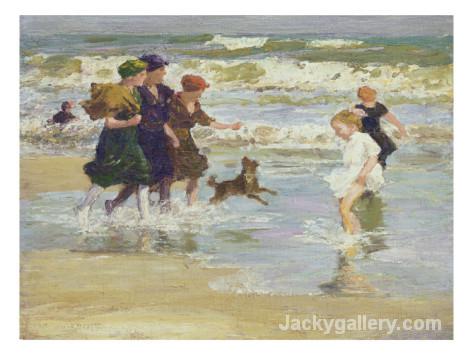 Splashing by Edward Henry Potthast paintings reproduction